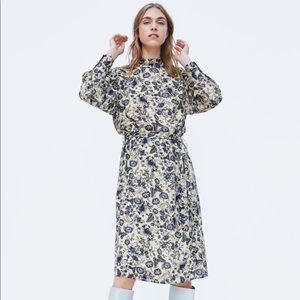 Zara midi floral dress